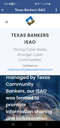 Texas Bankers ISAO