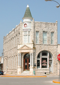 First National Bank building in Stephenville. Photo by Dreanna L. Belden.