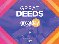 Veritex Community Bank was honored for its Great Deeds project. 