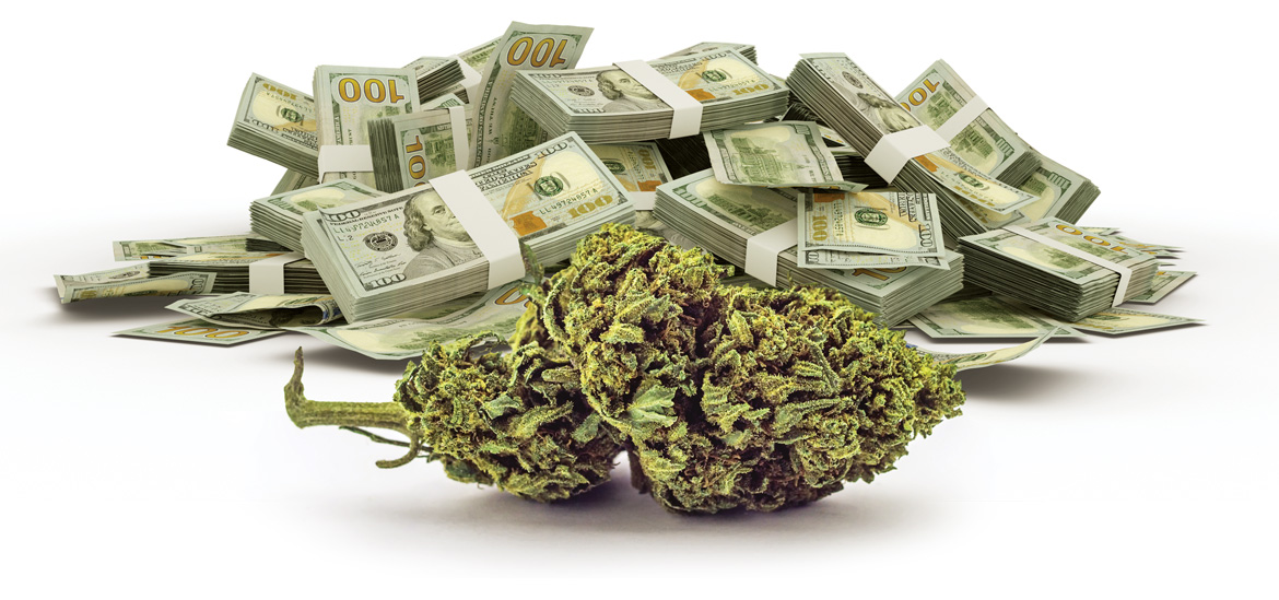 Marijuana with money