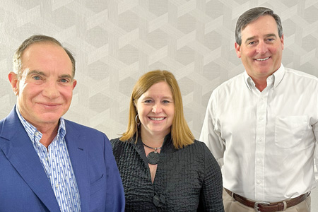From left to right: Scott Dueser, Susannah Marshall and Chip Jenkins.