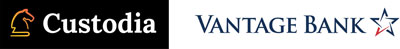 Custodia and Vantage Bank logos