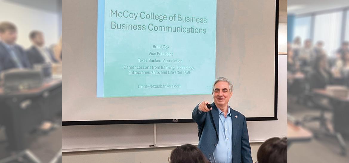Brent Cox speaking