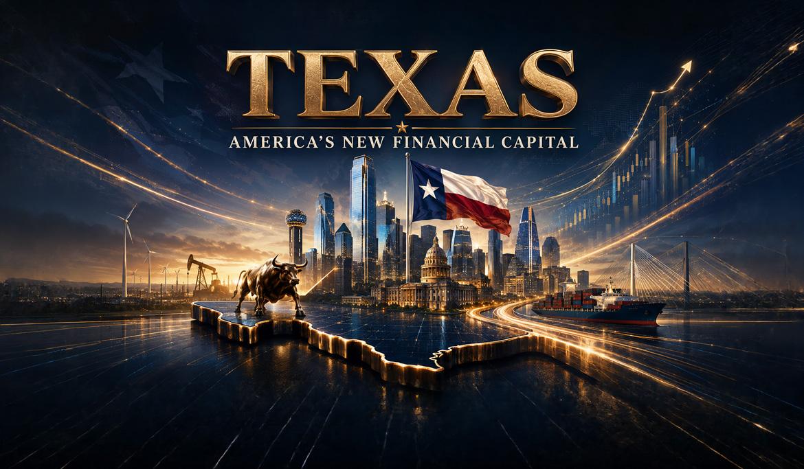 Texas America's new financial capital